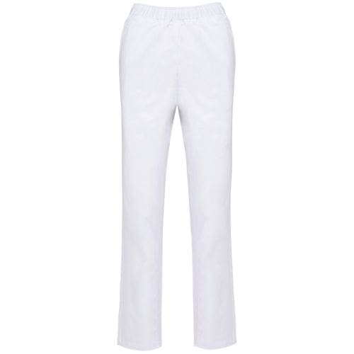 Calças poliéster / algodão de senhora - 7 PS WK708 WHITE id425 janv23